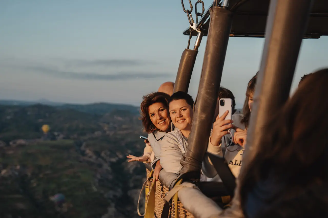 Cappadocie luchtballon Turkiije Heißluftballon Kappadokien Kappadokien Türkei