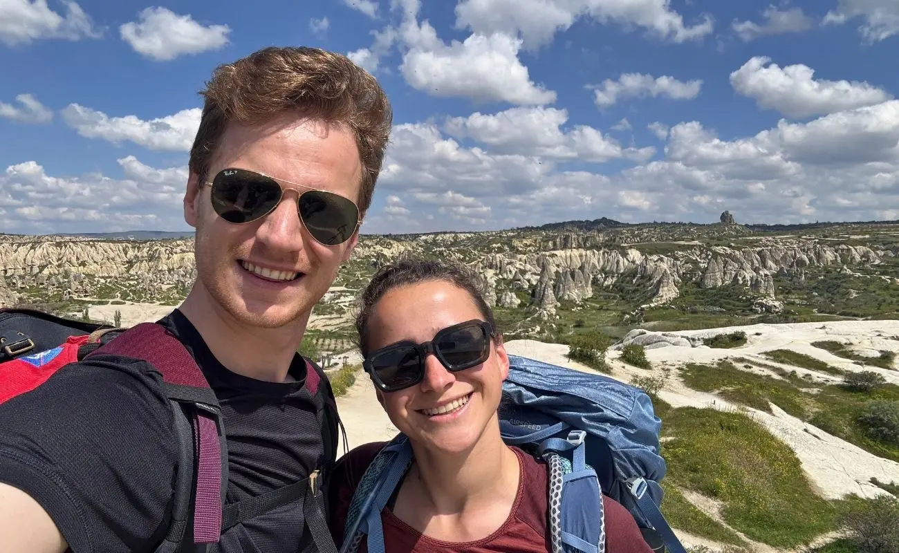 The Cappadocia Trail: Eva met haar vriend