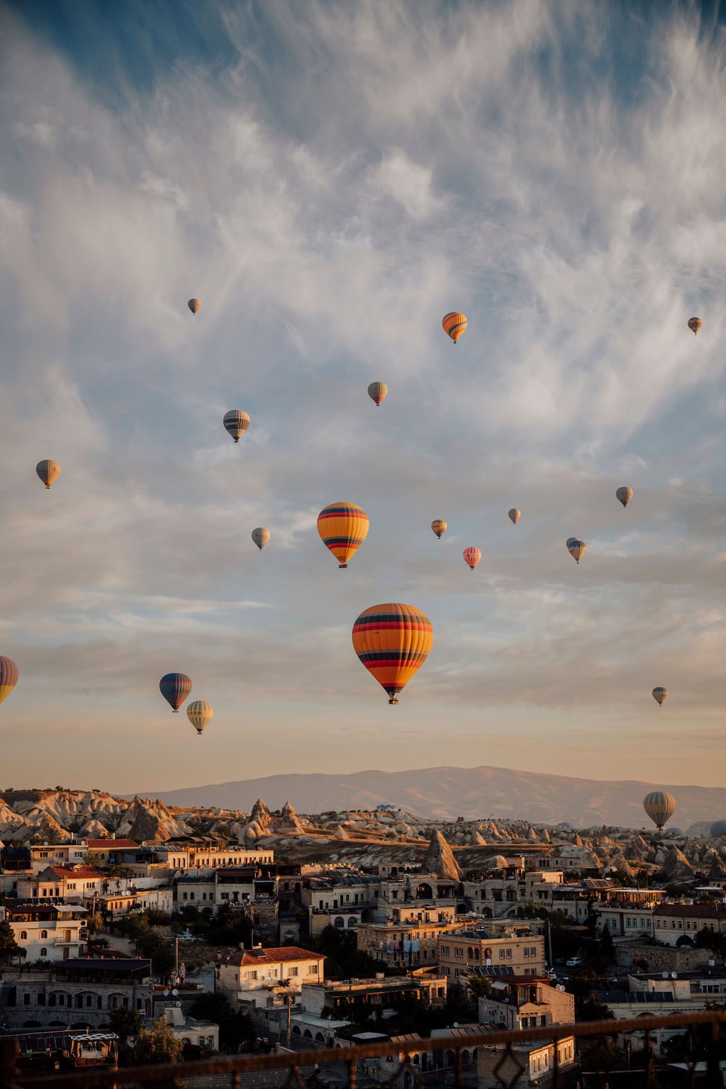 Cappadocie luchtballon Turkiije Heißluftballon Kappadokien Kappadokien Türkei